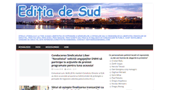 Desktop Screenshot of editiadesud.ro